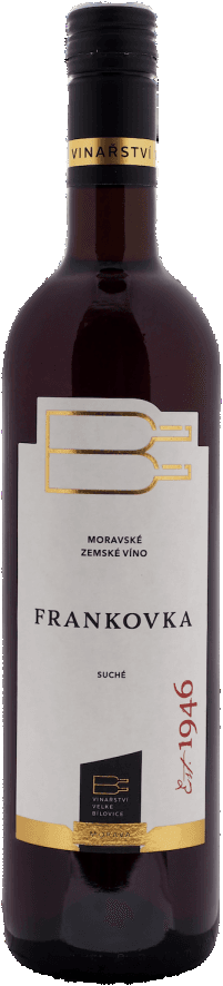 Víno Frankovka Vinařství Velké Bílovice