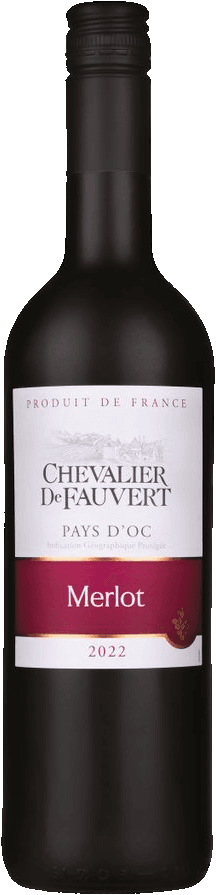 Víno Merlot Pays d'Oc Chevalier de Fauvert