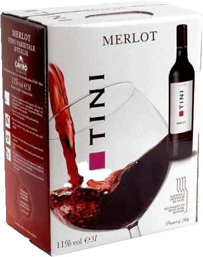 Víno Merlot Tini - bag in box