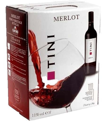Víno Merlot Tini - bag in box