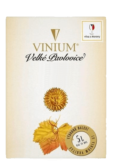Víno Merlot Vinium Velké Pavlovice - bag in box