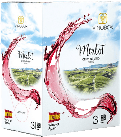Víno Merlot Vinobox - bag in box