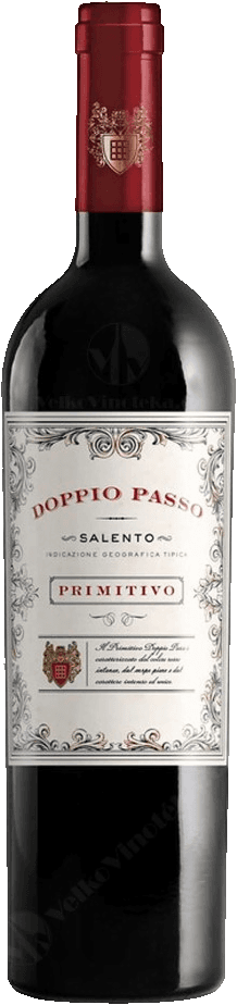 Víno Primitivo Doppio Passo