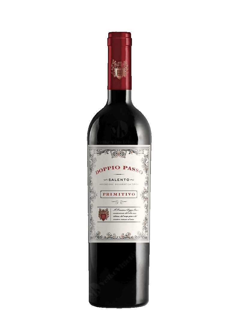 Víno Primitivo Doppio Passo