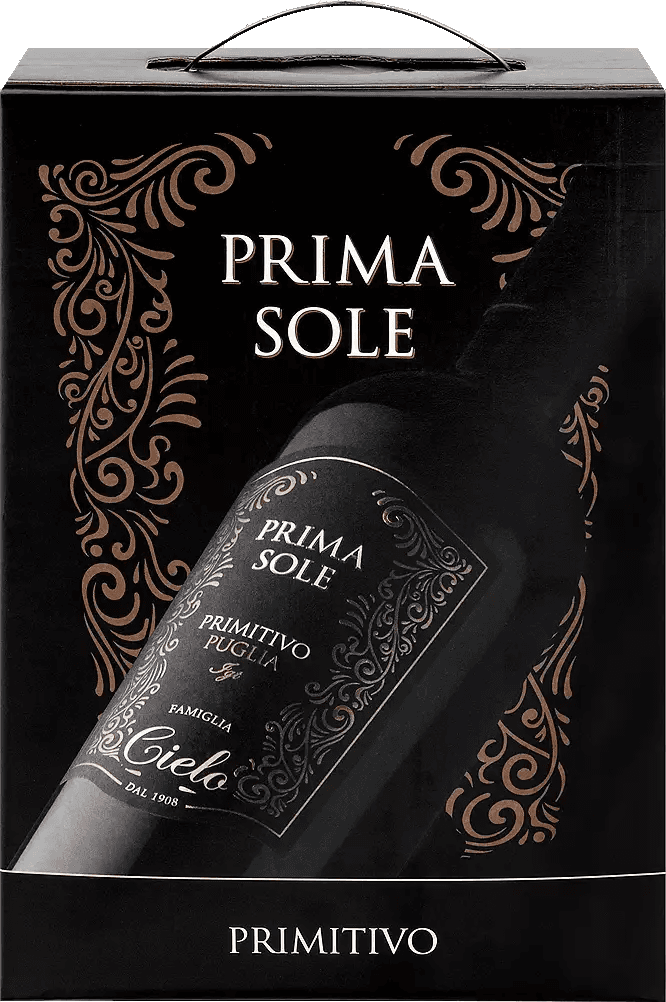 Víno Primitivo Primasole Cielo - bag in box